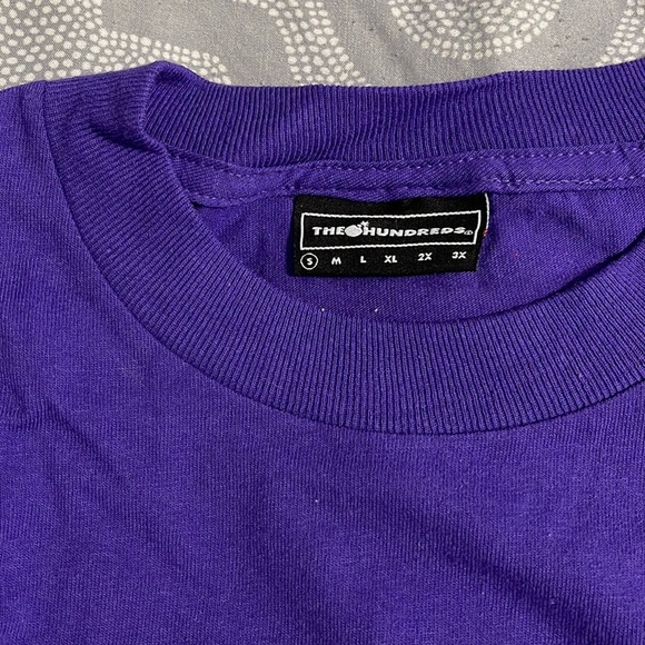SMALL THE HUNDREDS purple tshirt - Picture 3 of 4